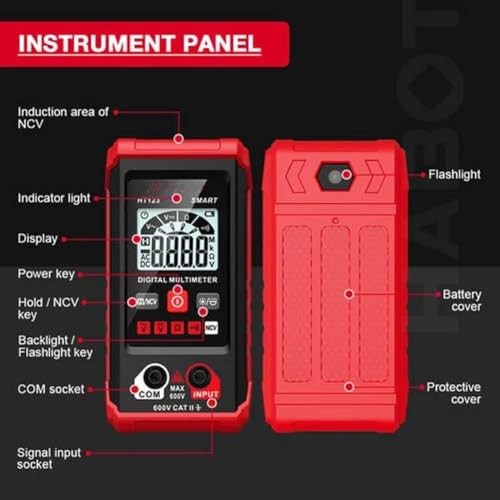 Ht Automatic Digital Multimeter,Tm-510 4000 Counts Smart Digital 2 PCS