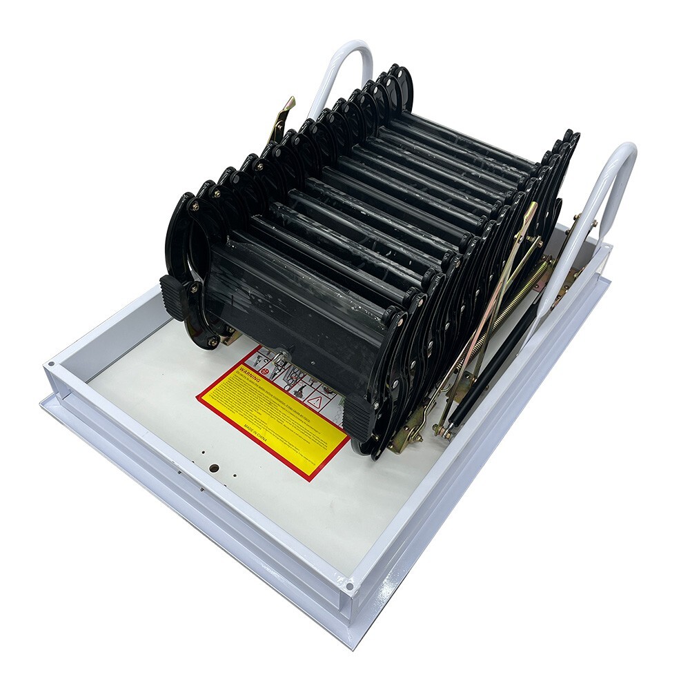 PreAsion Hidden Telescopic Folding Attic Pull Down Ceiling Ladder 10.5ft 13 Step