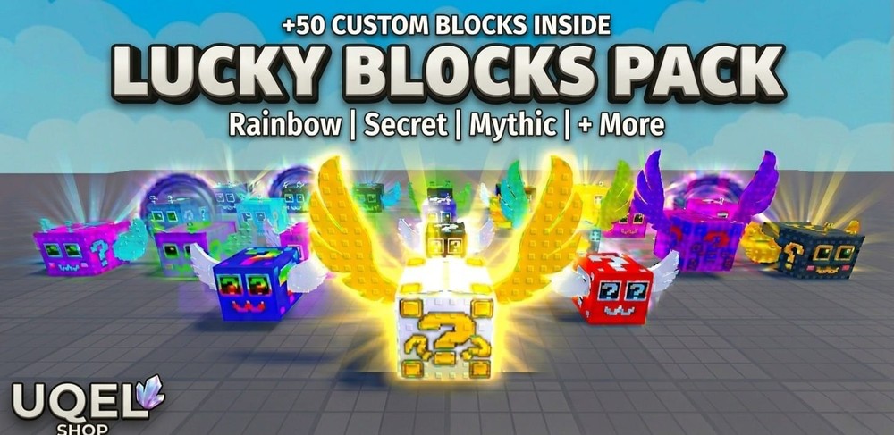Ultimate Lucky Blocks Pack | Rigged Roblox