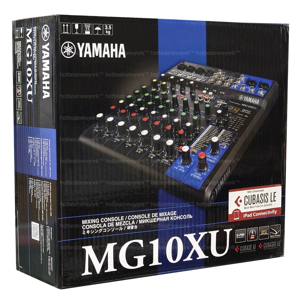 Yamaha MG10XU 10 Input Stereo Mixer with Effects