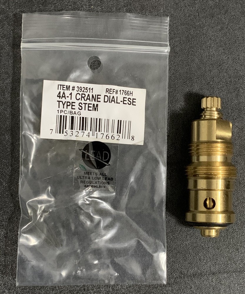 NEW REPLACEMENT 4A-1 Crane Dial-Ese Type Stem Handle Tub Shower FAST SHIPPING!