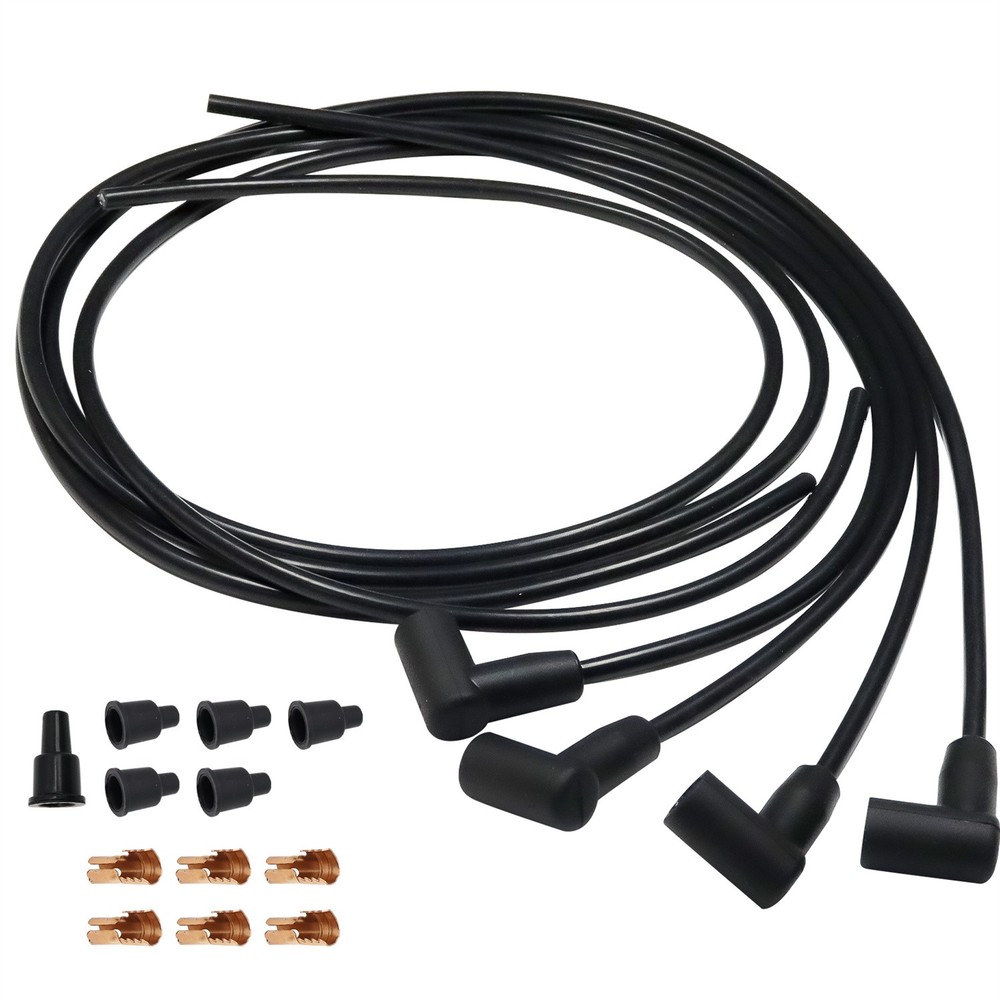 Fits Ford 2N 9N 8N Tractor Front Mount Copper Core Spark Plug Wire Set 9N12259B