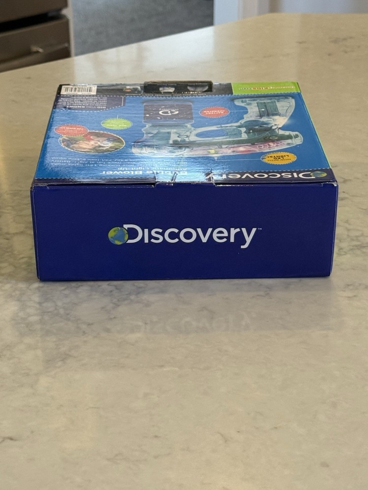 Discovery Kids Automatic Light Up Bubble Blower, Green, NEW