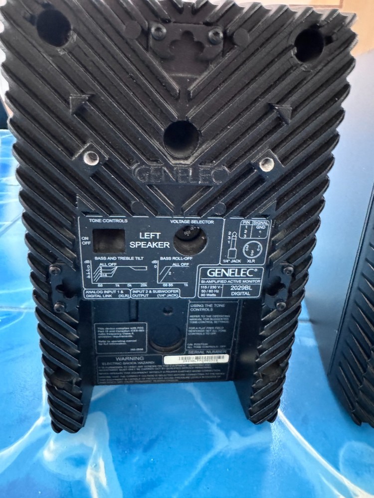 Genelec 2029B studio monitors - Matched Pair!