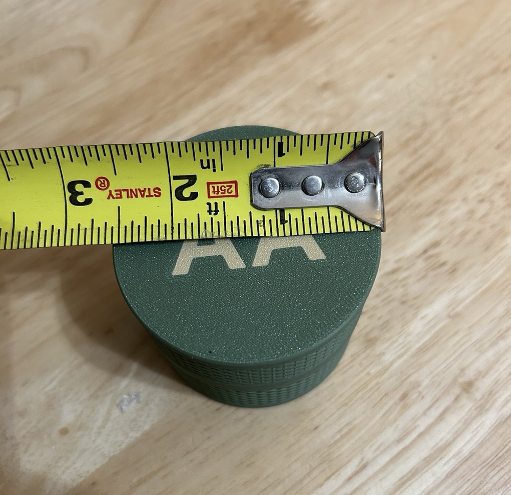 AA Battery Storage Case Holds 8 Made In USA