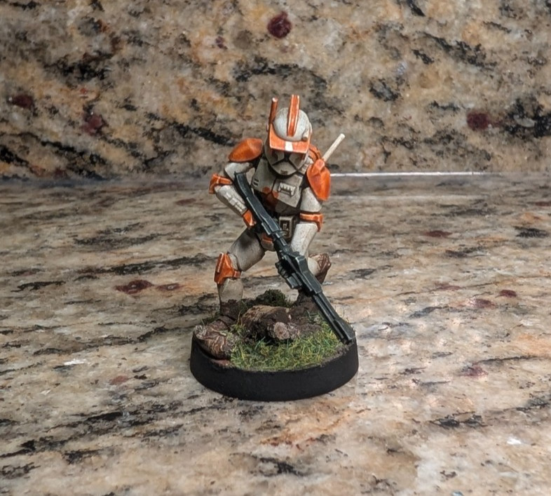 Star Wars Legion 2.0 Clone Commander Cody Pro Painted READ