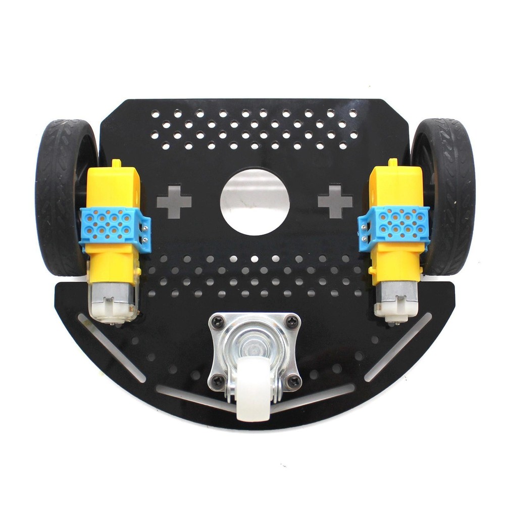 2 Wheel Smart Robot Car Chassis DIY Learning Projects with Silicone Wheels