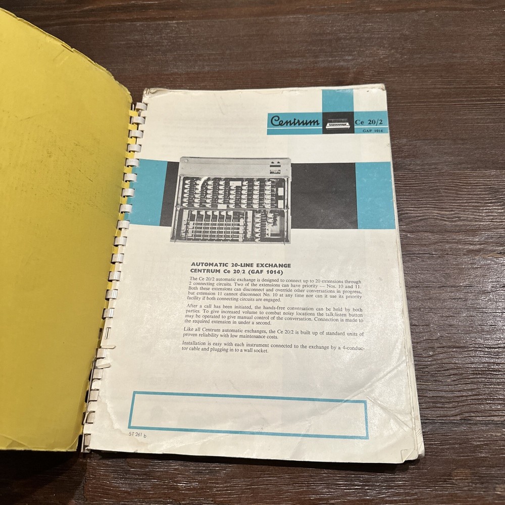 Centrum Ce 20/2-30/2 GAF 1014, GAF 1015 technical Description