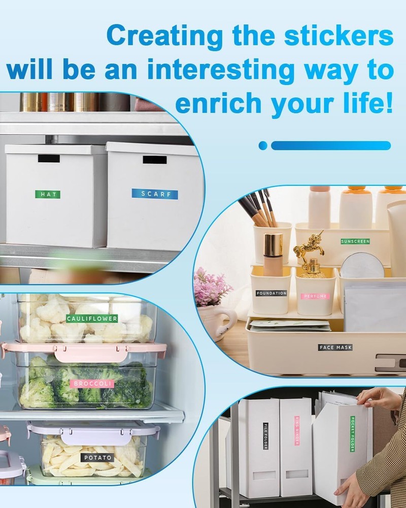 Phomemo Embossing Label Maker with 6 Label Tapes | Organizer Xpress, Pro Lab