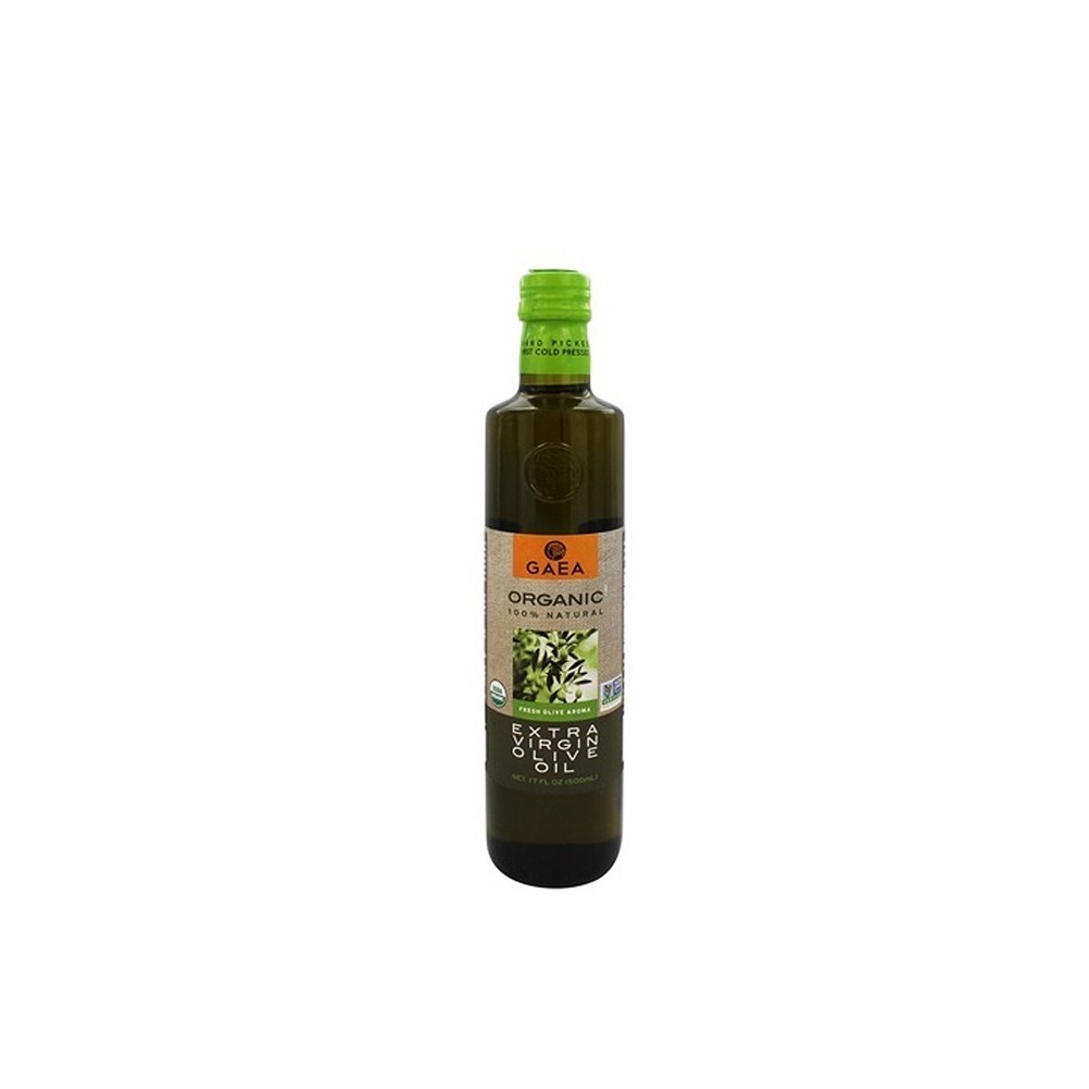 Gaea Organic Extra Virgin Olive Oil, 17 Fl Oz