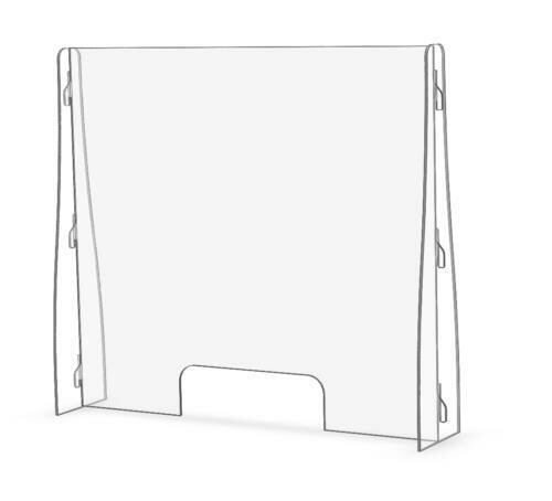 NEW! SNEEZE GUARD & SHIELD FOR COUNTERS 1/3"X32"X36"