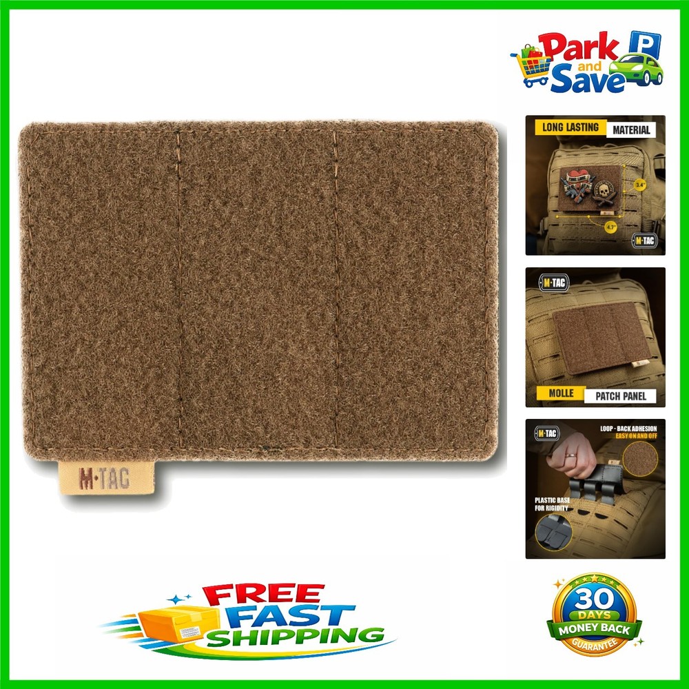 Versatile Coyote Loop Tactical Patch Panel for Seamless Molle Integration