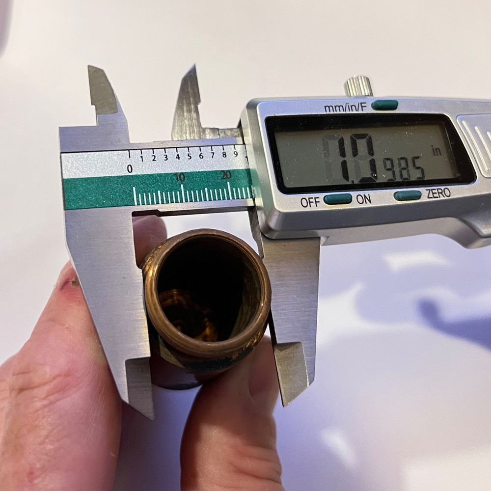 Copper Soldering Iron Tip Threaded 1 1/8" #4