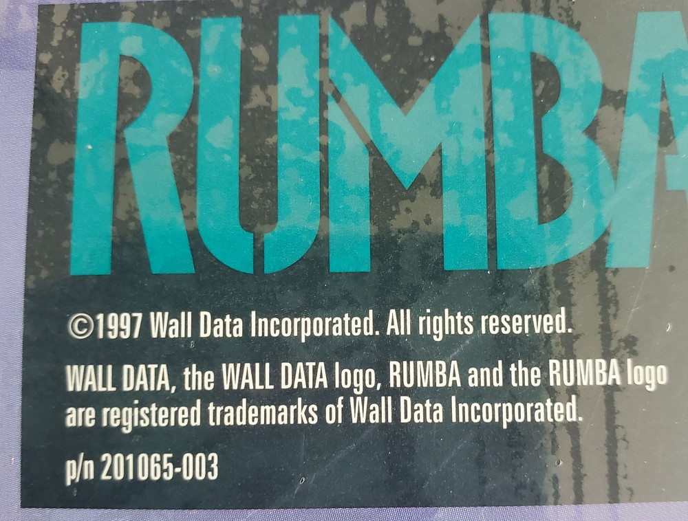 Wall Data Rumba Microsoft Windows NT/95 Vintage Software 1997 Original Sealed
