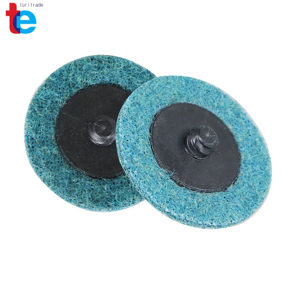 50 Pack Fine Surface Conditioning Discs Roll Lock Die Grinder Sanding Pads 2"