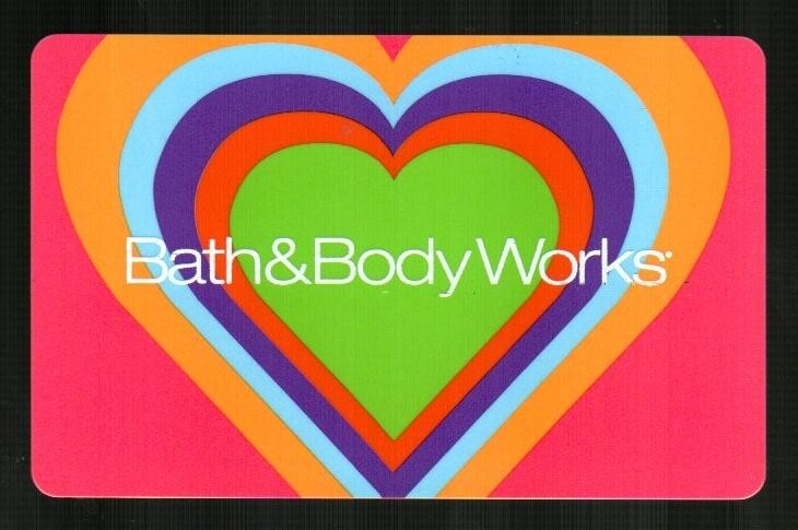 BATH & BODY WORKS Hearts ( 2007 ) Gift Card ( $0 )