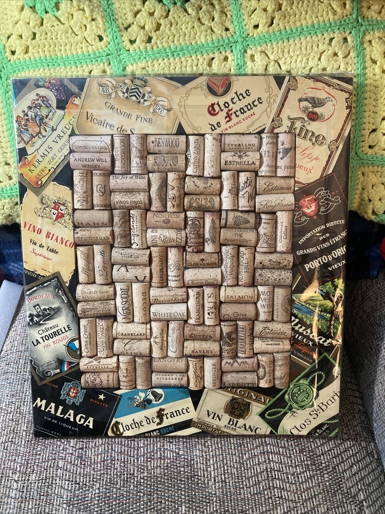 Beautiful Framed Wine Corks