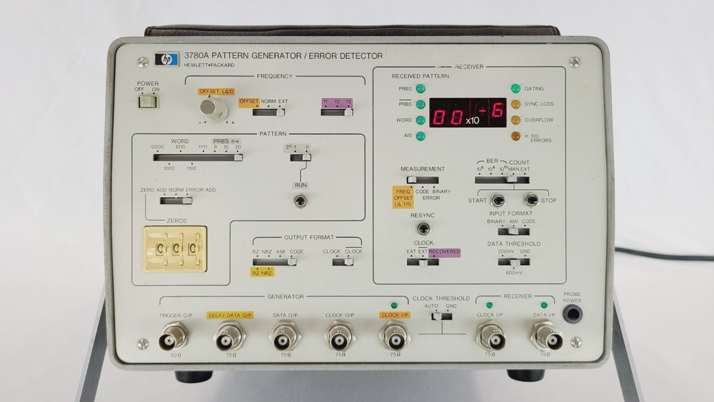 Hewlett Packard (HP) 3780A Pattern Generator / Error Detector