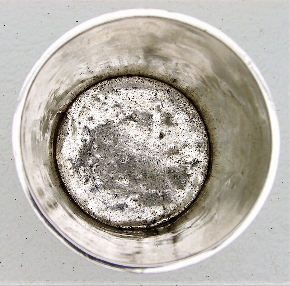 Danish Solid Silver Beaker Cup Hallmarked Andreas Buemann Dated 1799