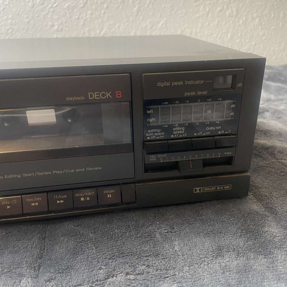 Vintage Technics RS-T22 Stereo Double Cassette Deck - Tested