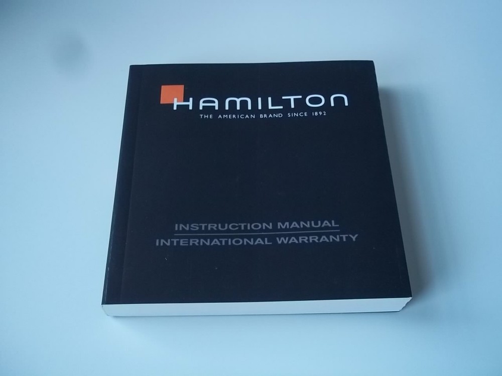 Hamilton watch Instruction Manual. Pre-owned.