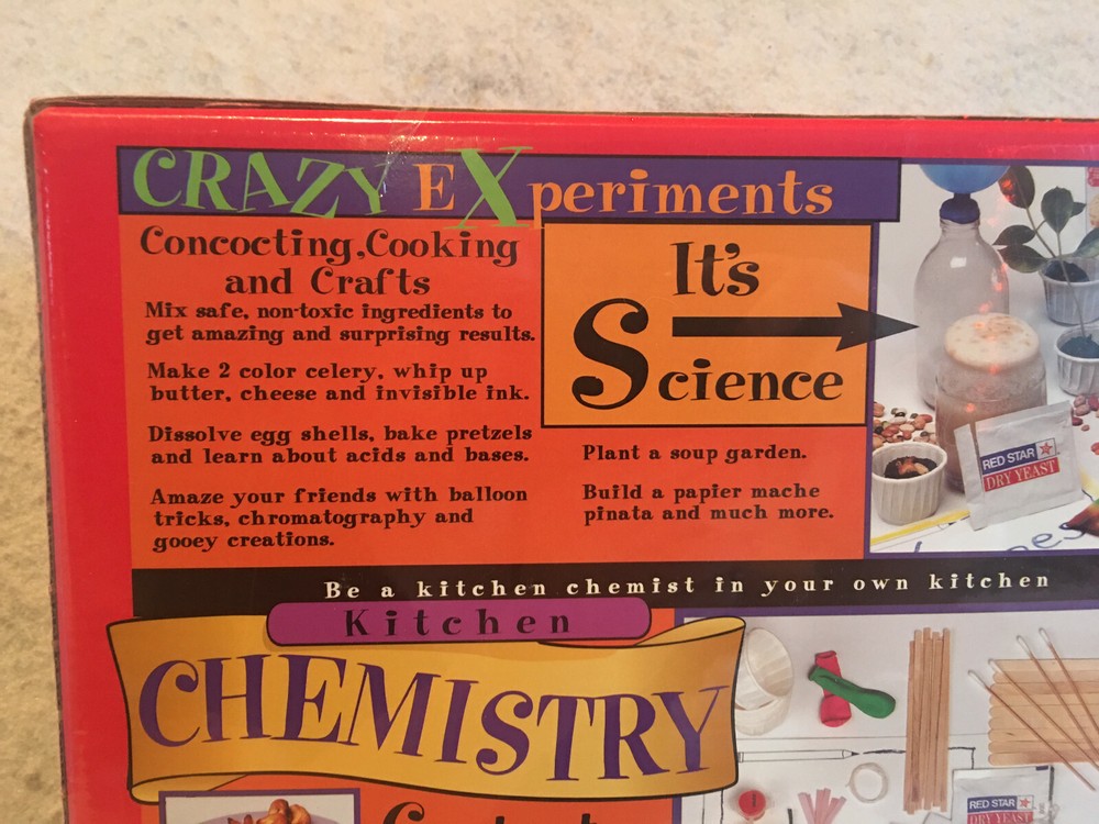 New Creativity For Kids Kitchen Chemistry Set~35 experiments & projects