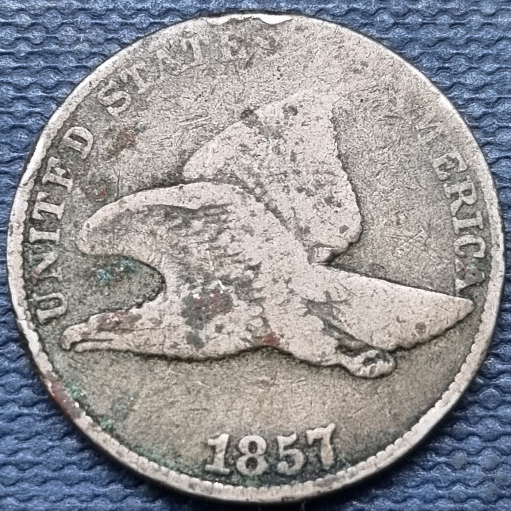 1857 Flying Eagle Cent 1c Circulated #76912