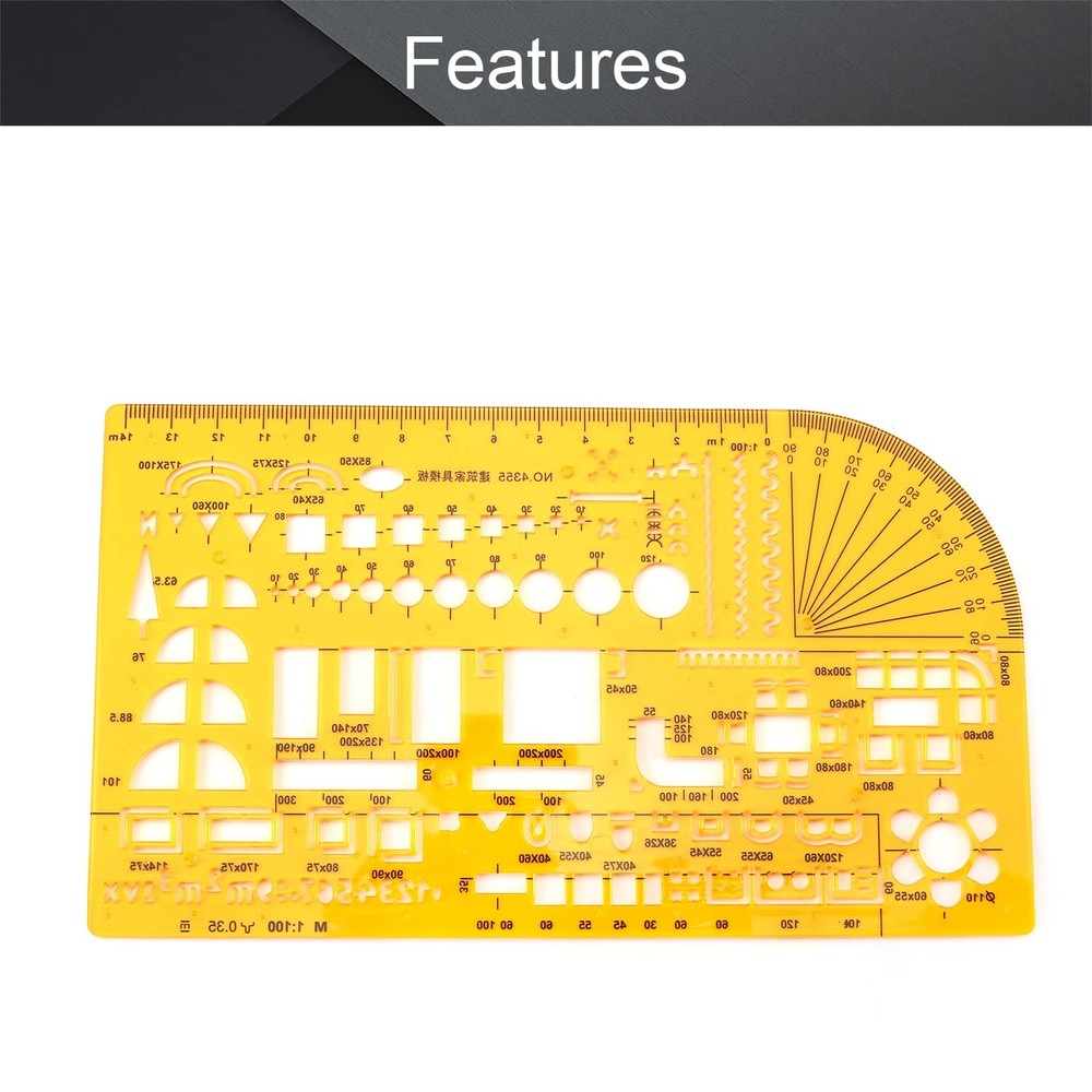 Drawing Template Ruler Architecture Template Architectural Design Drawing Rul...