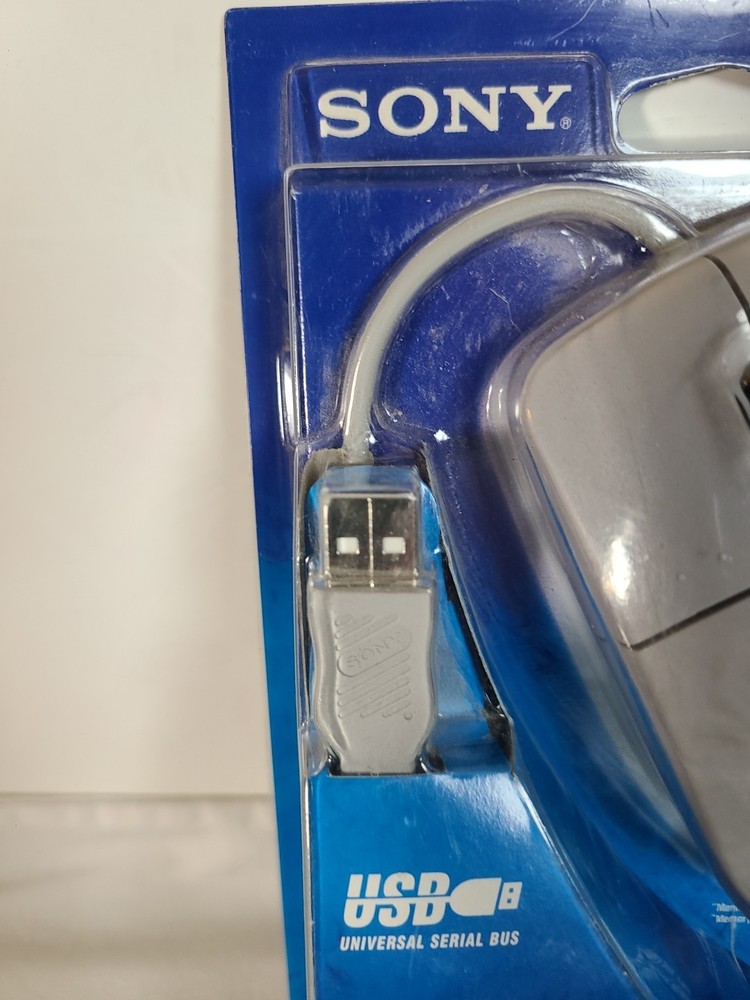 Vintage / Sony Memory Stick Reader Writer USB Optical Mouse / MSAC-US5 / Sealed