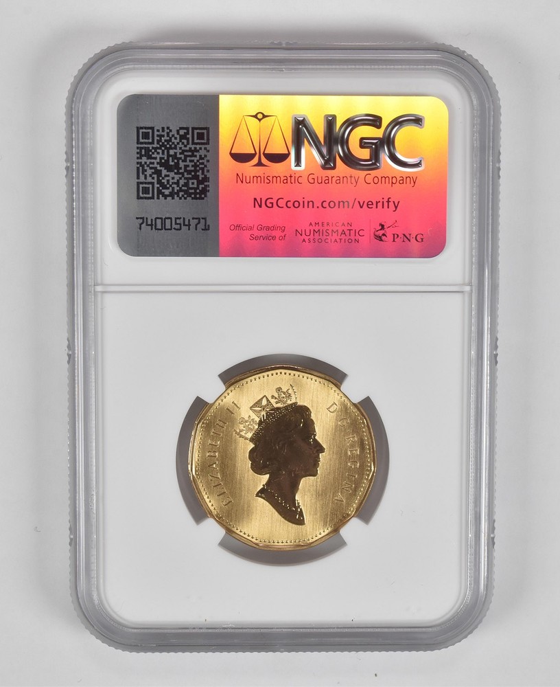 2003 Canada 1 Dollar Loon SP69 NGC Canada Label