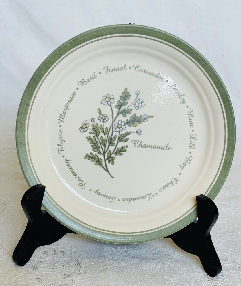 REPLACEMENT DISHES CORELLE THYMELESS HERBS CHAMOMILE- EXCELLENT NO CRA