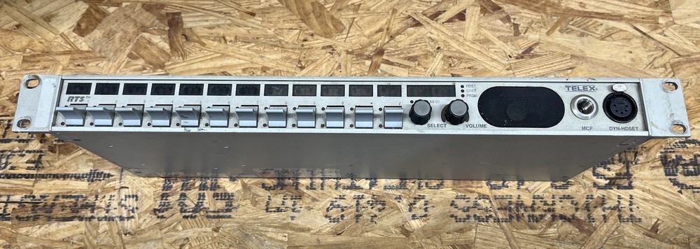 UNTESTED RTS Telex KP-12L 12 Position Key Panel Intercom System