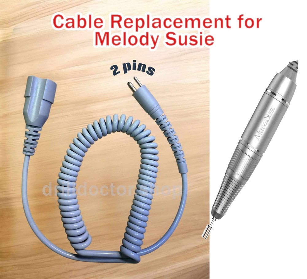 Melody Susie Nails Drill Cable Replacement (2 pin)