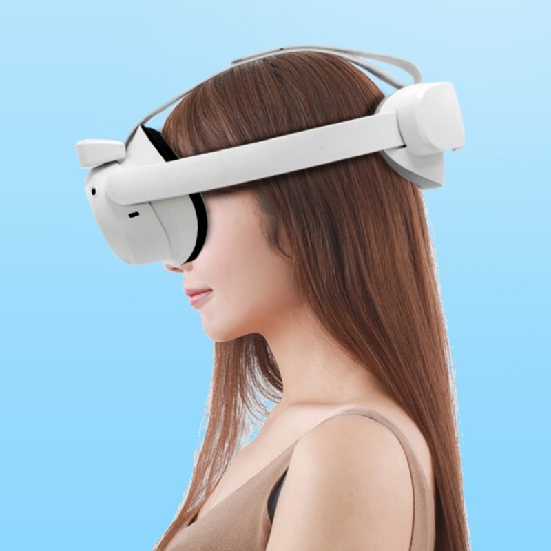 VR Facial Interface Brackets with 2Cooling Fan Soft Pad for Pico 4 VR Headset