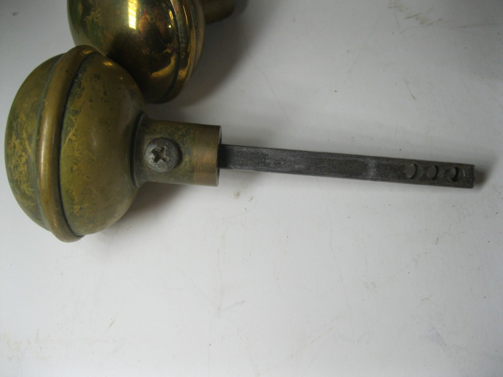 Old Brass Doorknobs and Old Lock Mechanisms