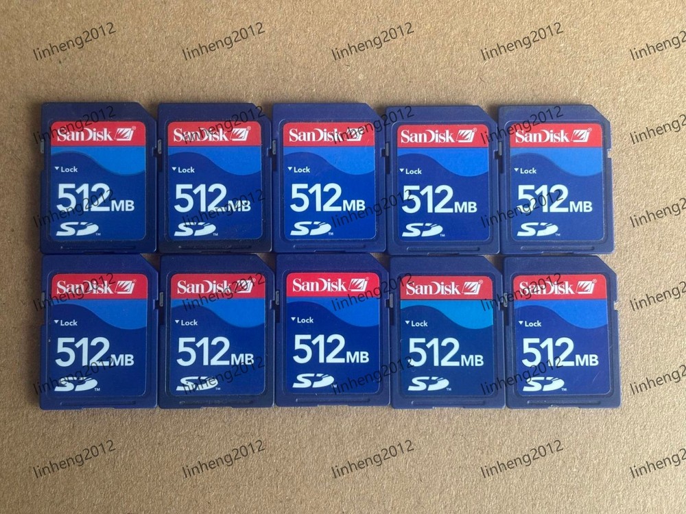 10PCS  Genuine SanDisk 512MB SD Memory card