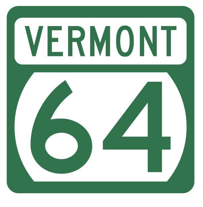 Vermont State Highway 64 Sticker Decal