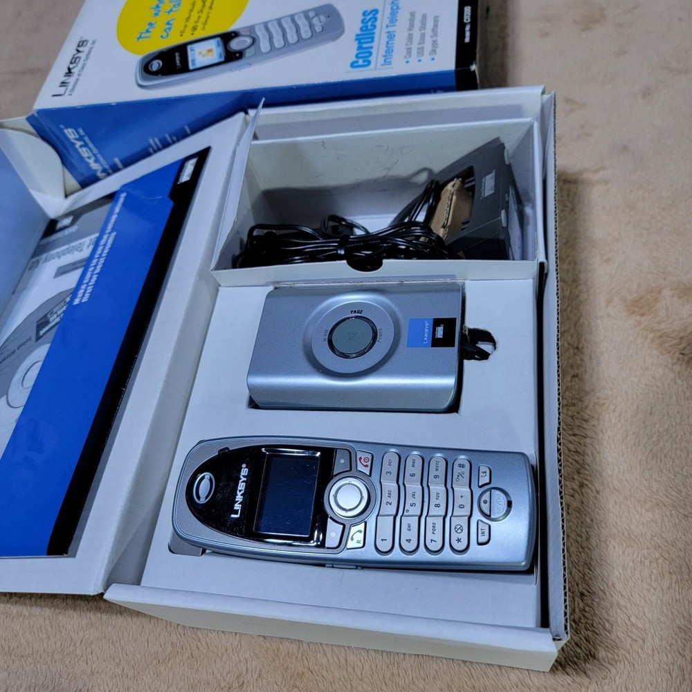 LINKSYS SKYPE CORDLESS INTERNET TELEPHONY KIT
