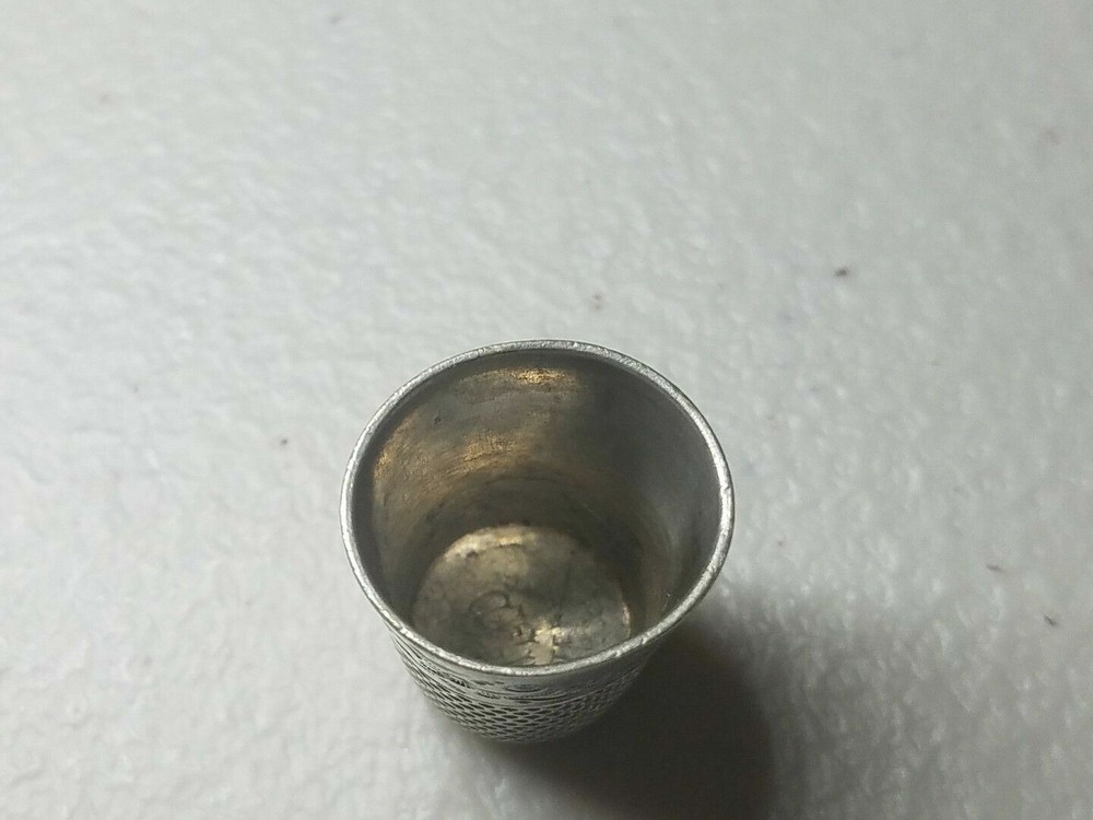 Antique Sterling Silver Scroll Band Thimble by Ketcham & McDougall * Circa 1900