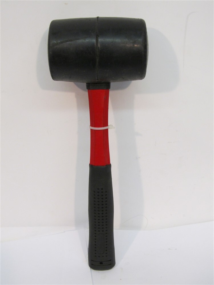 Rubber Mallet, 2 lb., 14" OAL