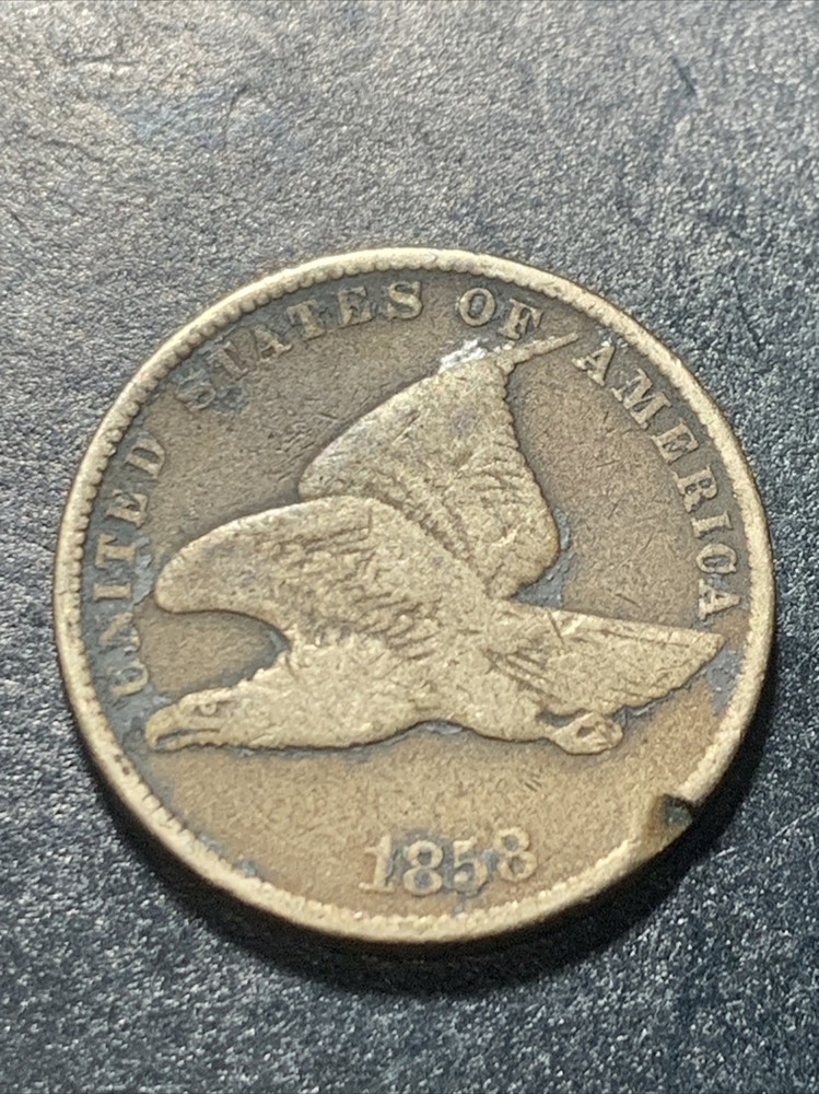 1858 Flying Eagle Cent Small Letters