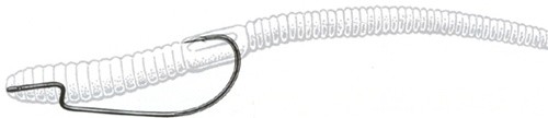 Owner Oversized Worm Hook - 11/0 5110-211 qty 4