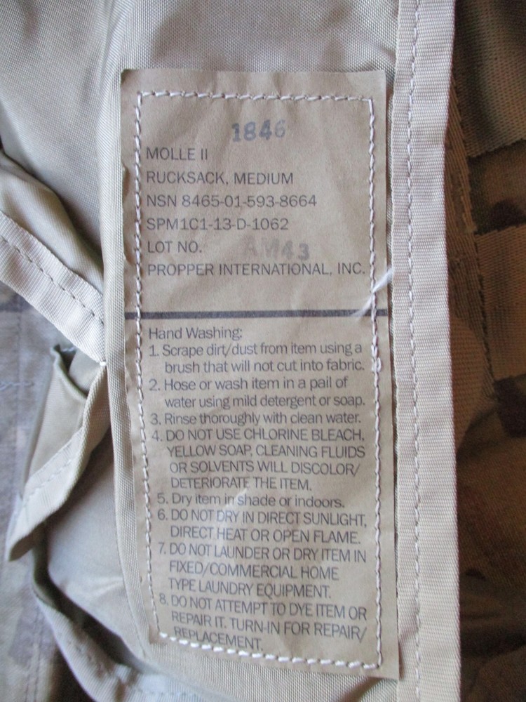 GI Issue OCP, Multicam MEDIUM RUCKSACK Bag, Ruck