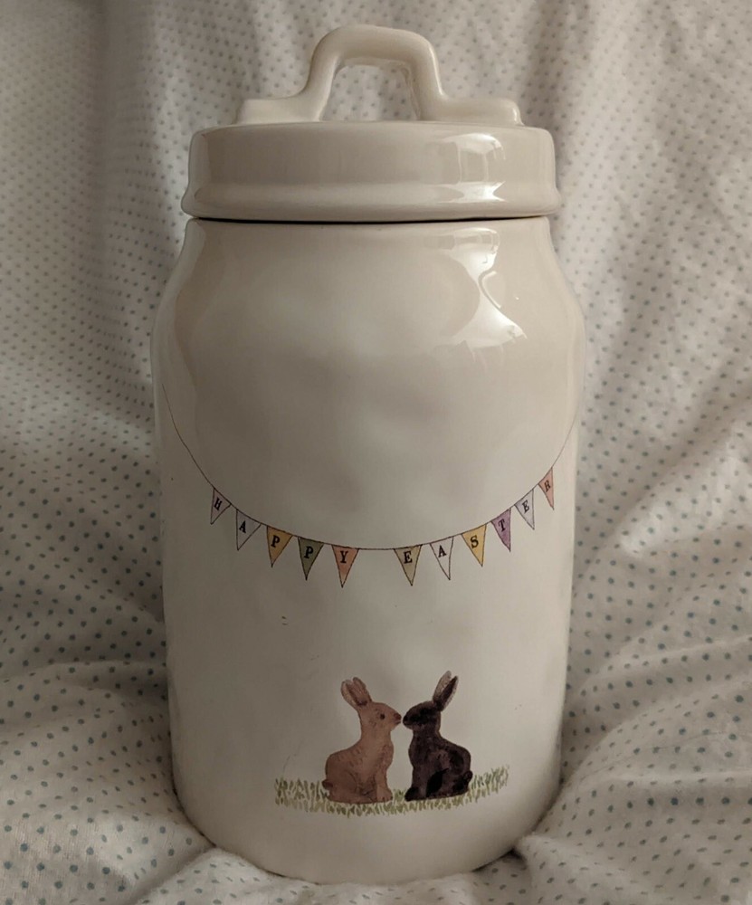 Rae Dunn HAPPY EASTER Canister