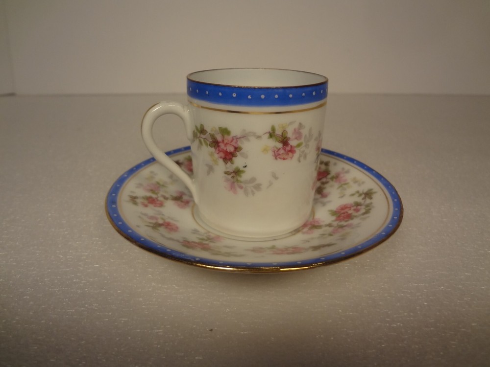 Floral Sake Tea Cup Saucer - Japan