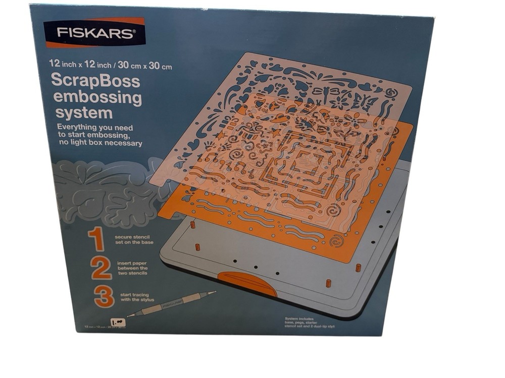 Fiskars ScrapBoss Embossing System