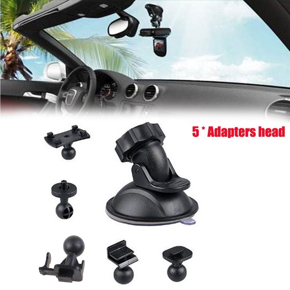 Car Suction Cup Vehicle Windshield With 5 Types Adapter Holder