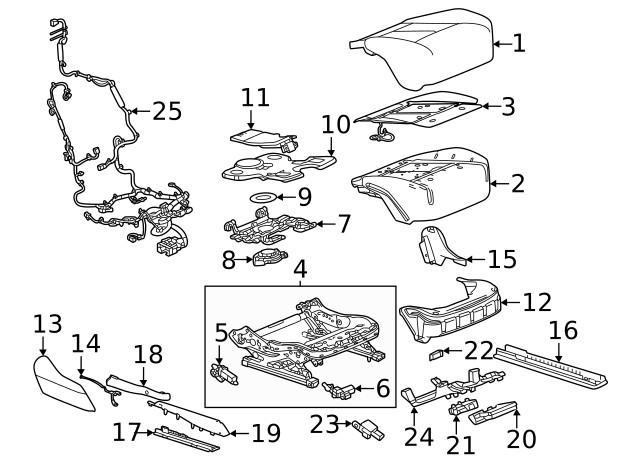 Genuine GM Support Panel 13549389