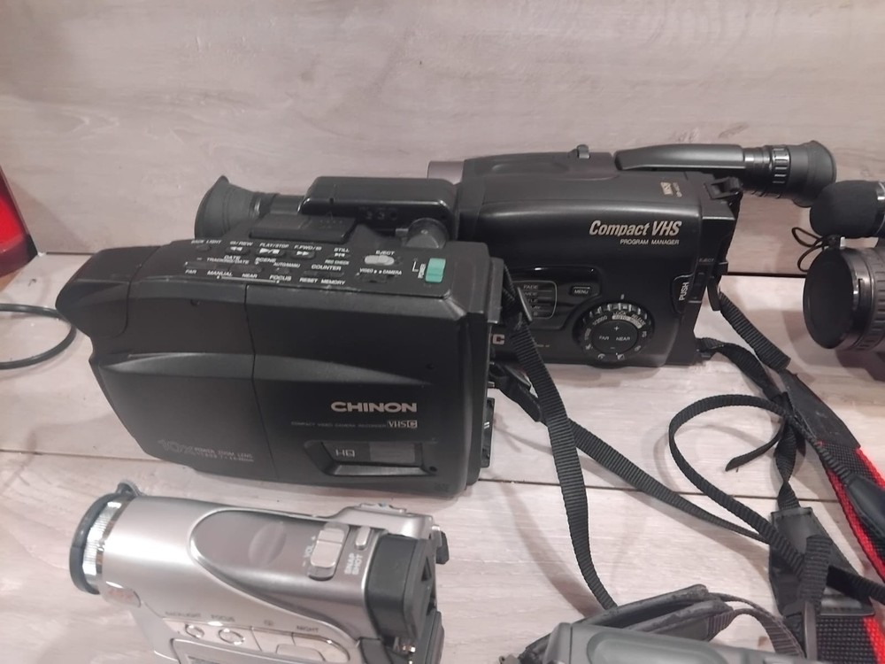 Video Camera Bundle JVC Panasonic Ferguson Hitachi UNTESTED For parts No returns
