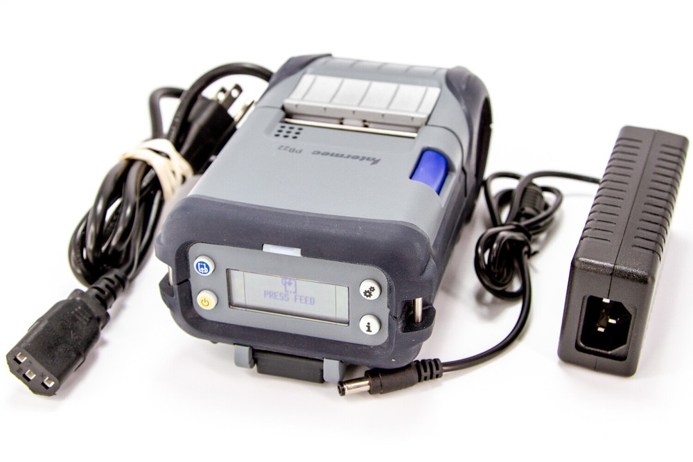 Intermec PB22 Bluetooth USB Thermal Label Printer, Battery & Power cord - Tested